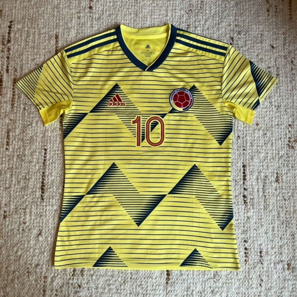 adidas Colombia replica James #10 Soccer Jersey